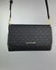 Сумка жіноча Michael Kors Jet Set чорна лого 35H8GTTC6B bl фото 1