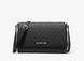 Сумка жіноча Michael Kors Jet Set чорна лого