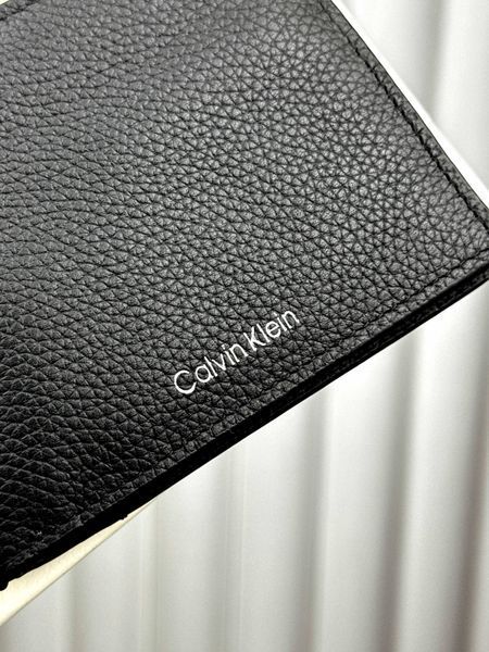 Гаманець чоловічий Calvin Klein Bifold чорний шкіряний  SP40617100 4D1062G 001 bl фото