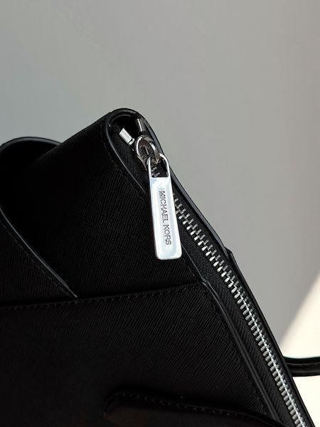 Сумка жіноча Michael Kors Marilyn M чорна шкіряна 35F5S6AT2L bl фото