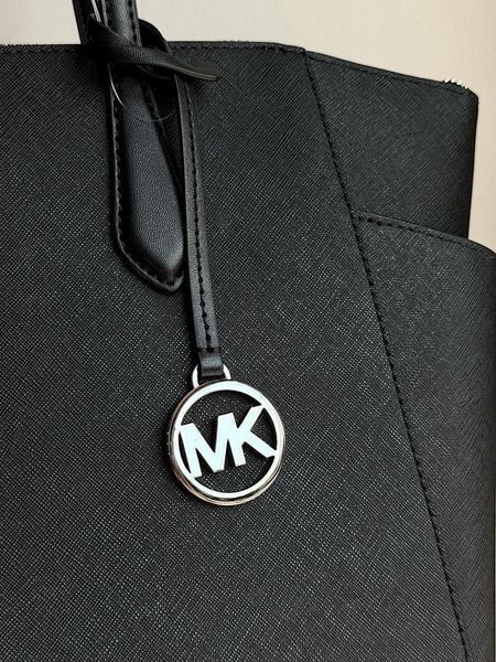 Сумка жіноча Michael Kors Marilyn M чорна шкіряна 35F5S6AT2L bl фото