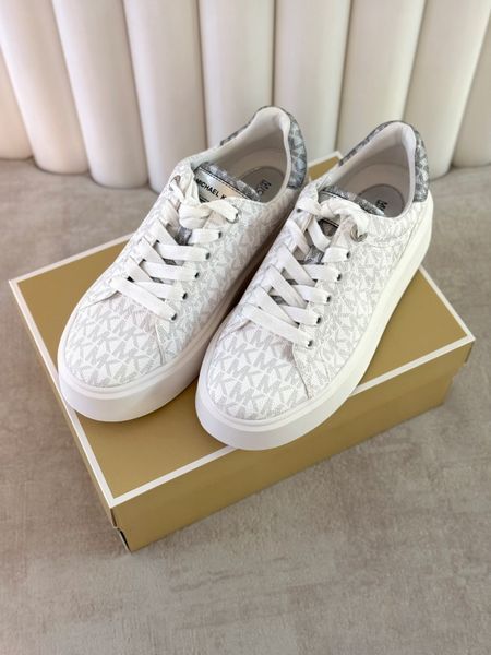 Кросівки жіночі Michael Kors Romey білі лого 49F4RMFS2B wh 7.5(38) фото
