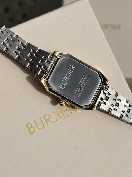 Годинник жіночий Burker Isabell Black Gold Silver  ISABGS фото