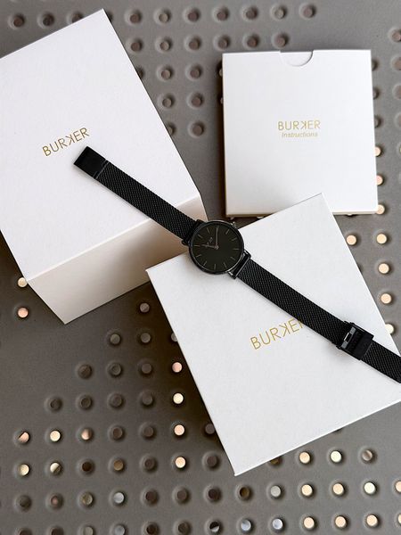 Годинник жіночий Burker Ruby Petite Black Mesh 28 mm RPB фото