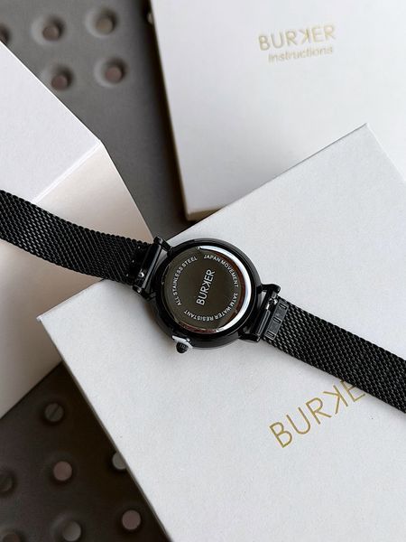 Годинник жіночий Burker Ruby Petite Black Mesh 28 mm RPB фото