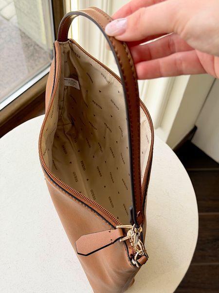 Сумка жіноча Guess Neda коричнева лого JP965424 ll фото