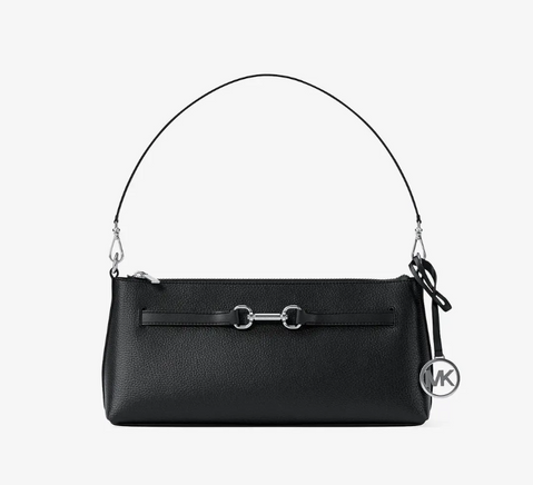 Сумка жіноча Michael Kors Carson S чорна шкіряна 35S6S2ZC2L bl фото