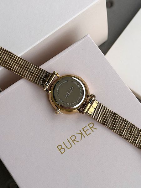 Годинник жіночий Burker Ruby Petite Gold Black Mesh 28 mm RPGB фото
