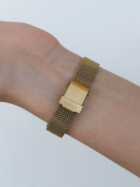 Годинник жіночий Burker Ruby Petite Gold Black Mesh 28 mm RPGB фото