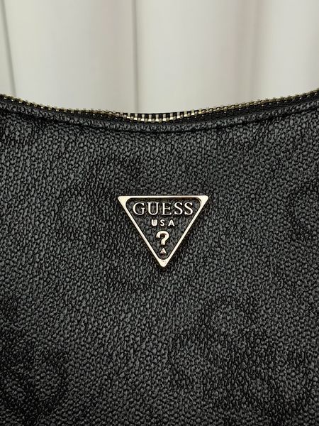 Сумка жіноча Guess Noelle II Quattro G чорна лого SO967273 cl фото