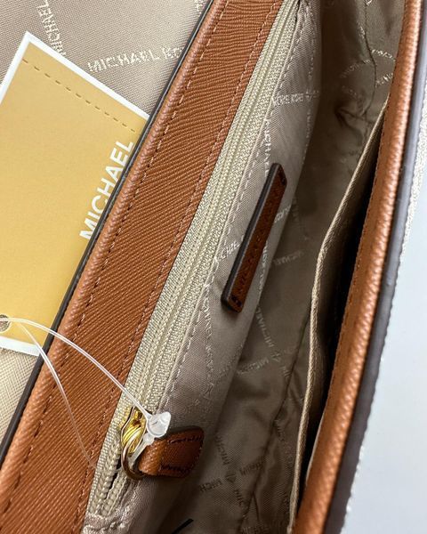 Сумка жіноча Michael Kors Jet Set s vanilla 35H8GTTC6B VAN фото