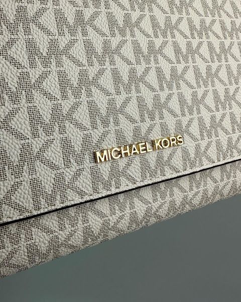 Сумка жіноча Michael Kors Jet Set s vanilla 35H8GTTC6B VAN фото