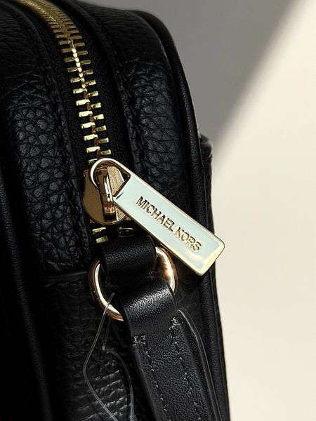 Сумка жіноча Michael Kors Jet Set Small чорна шкіряна 35R6GTVC5L bl фото