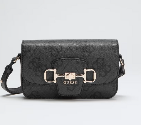 Жіноча сумка Guess Janie 4G чорна лого OS992421 фото