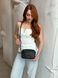 Сумка жіноча Michael Kors Jet Set Small чорна шкіряна 35R6GTVC5L bl фото 2