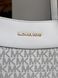 Сумка жіноча Michael Kors Jet Set Travel L біла лого  35F4GTVT9B ltc фото 4