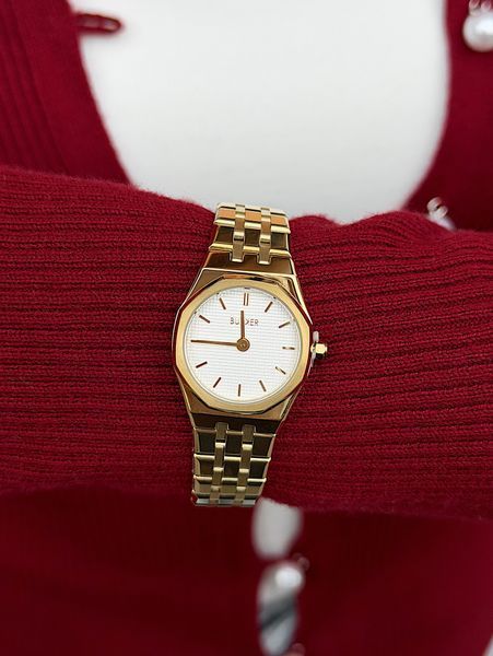 Годинник жіночий Burker Victoria Gold White VICGW фото