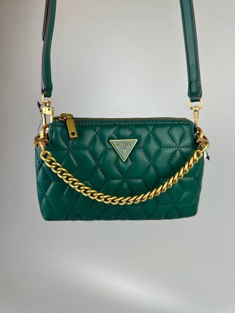 Сумка жіноча Guess Elenia Forest 	 QB867772 FOR фото