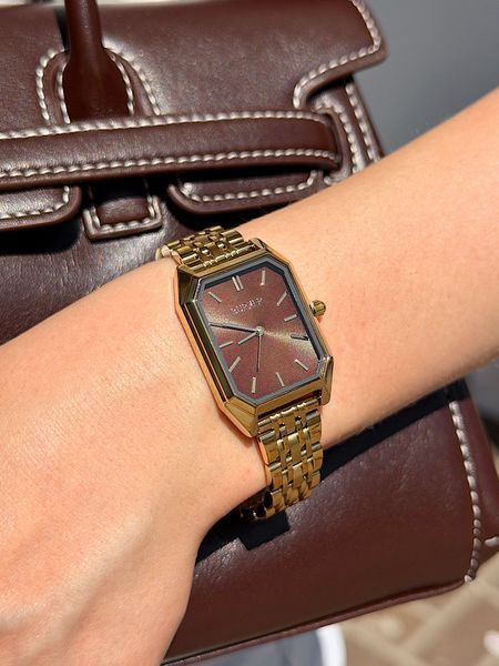 Годинник жіночий Burker Isabell Gold Brown ISAGBR фото