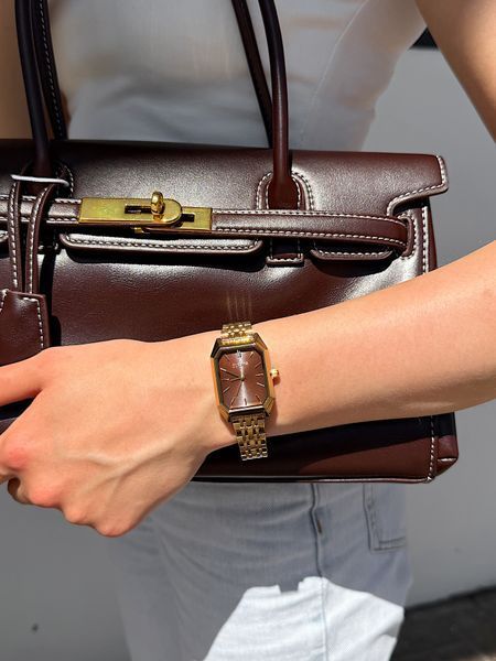Годинник жіночий Burker Isabell Gold Brown ISAGBR фото
