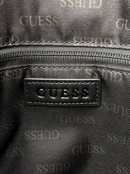 Сумка чоловіча Guess Vezzola чорна лого HMEVZLP2258-bl фото