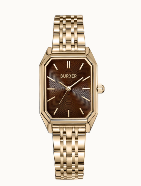 Годинник жіночий Burker Isabell Gold Brown ISAGBR фото