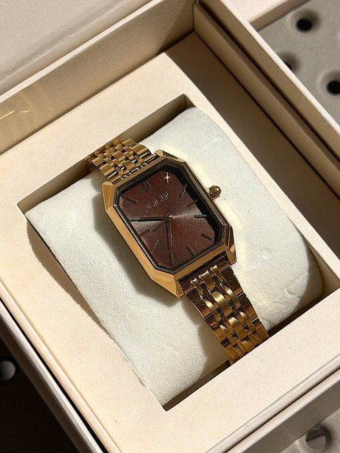 Годинник жіночий Burker Isabell Gold Brown ISAGBR фото