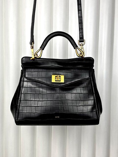 Cумка жіноча JW PEI Lucia Black Croc 2T68-13 bl фото