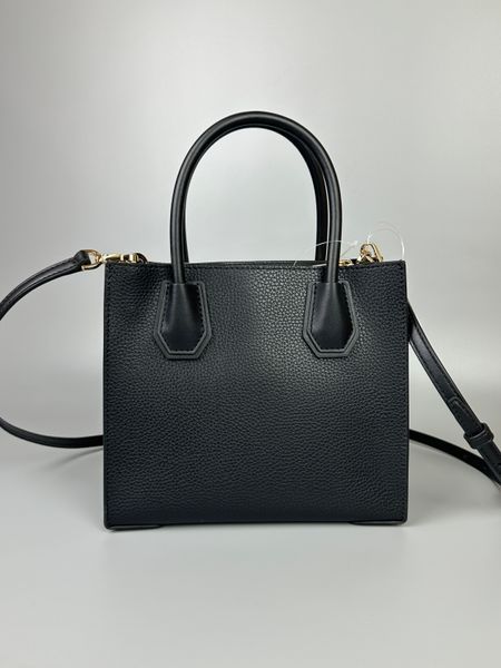 Сумка жіноча Michael Kors Mercer M чорн. шкіряна 	 35S1GM9M2L BLA фото