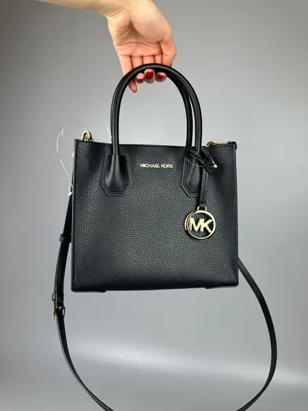 Чорна шкіряна Michael Kors Mercer M