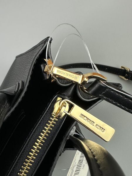 Сумка жіноча Michael Kors Mercer M чорн. шкіряна 	 35S1GM9M2L BLA фото