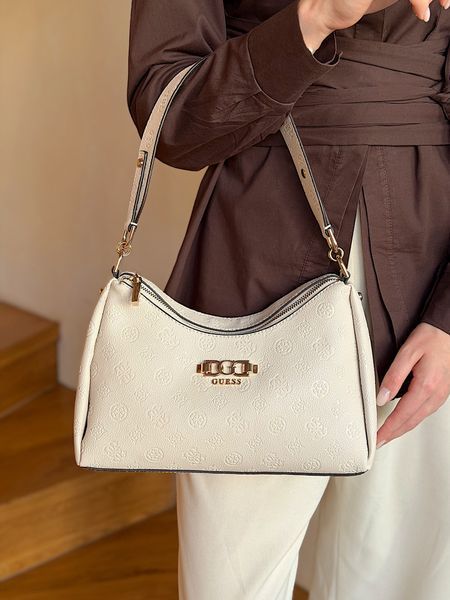 Сумка жіноча Guess Anise біла PD991618 SL фото