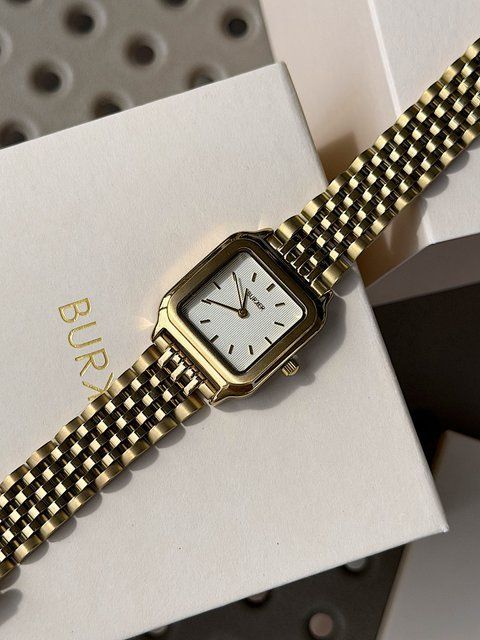 Годинник жіночий Burker Macy Gold White MCGW фото