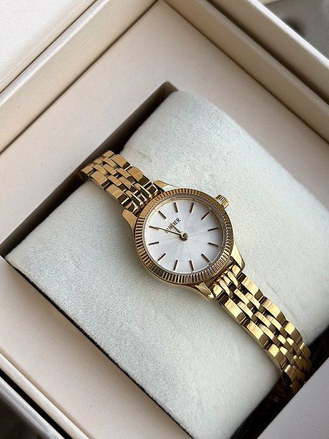 Годинник жіночий Burker Sophie Gold White SOGW фото