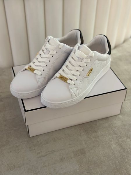 Кросівки жіночі Guess Renzy білі тиснене лого Renzy wh141 8(38.5) фото