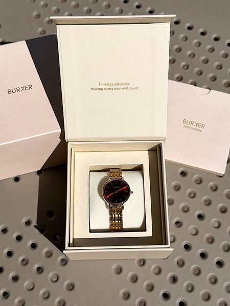 Годинник жіночий Burker Ruby Petite Gold Burgundy 28мм RPGBURS фото
