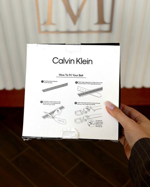 Жіночий двосторонній ремінь з двома пряжками Calvin Klein 43CK310001090 фото