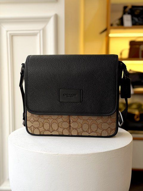 Сумка чоловіча Coach Sprint map 25 CE534 QBNRX фото