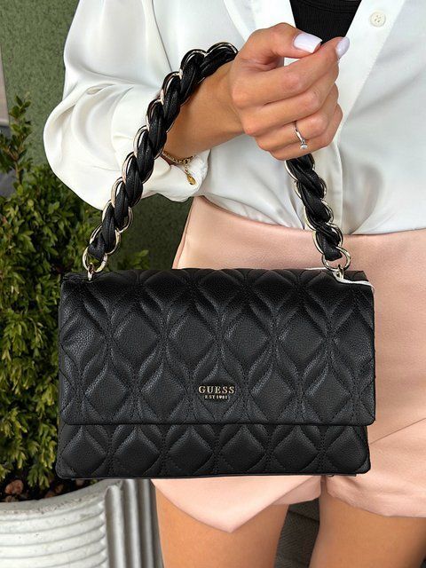 Сумка жіноча Guess Maxine M чорна QG973320 bl фото